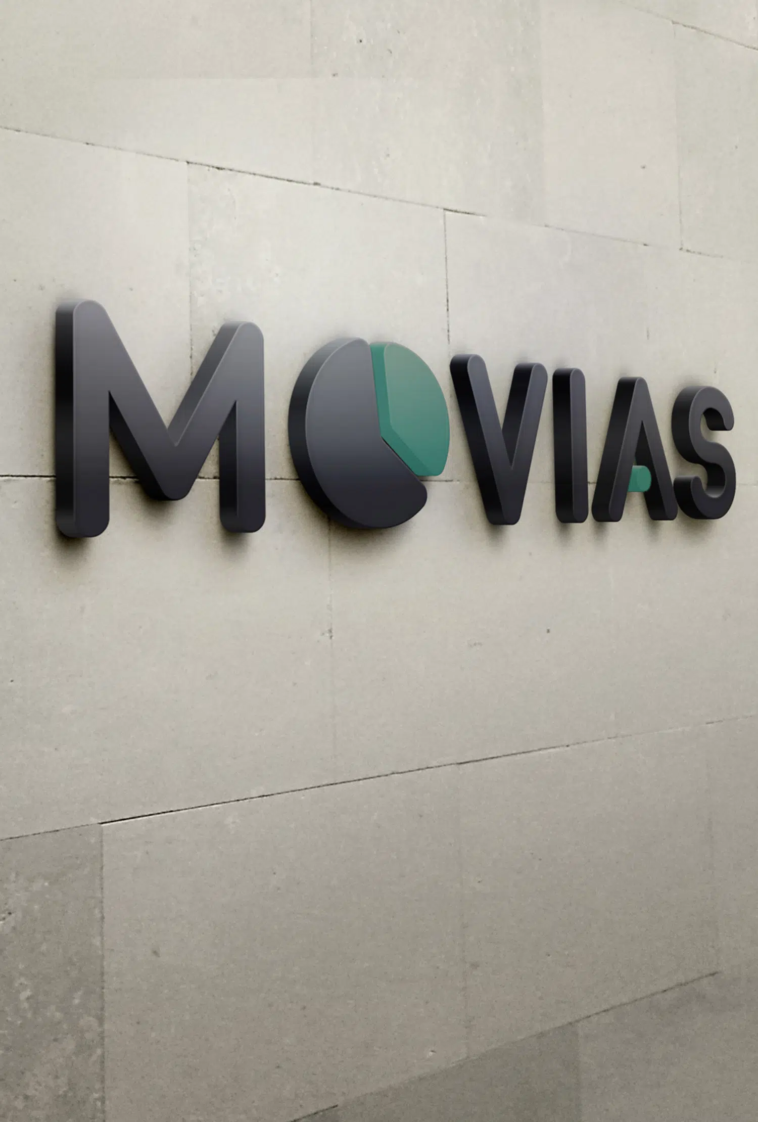 movias full branding wall sign