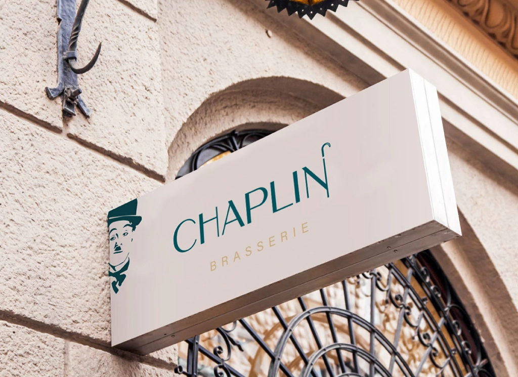 Chaplin Brasserie Zedelgem Website en Branding