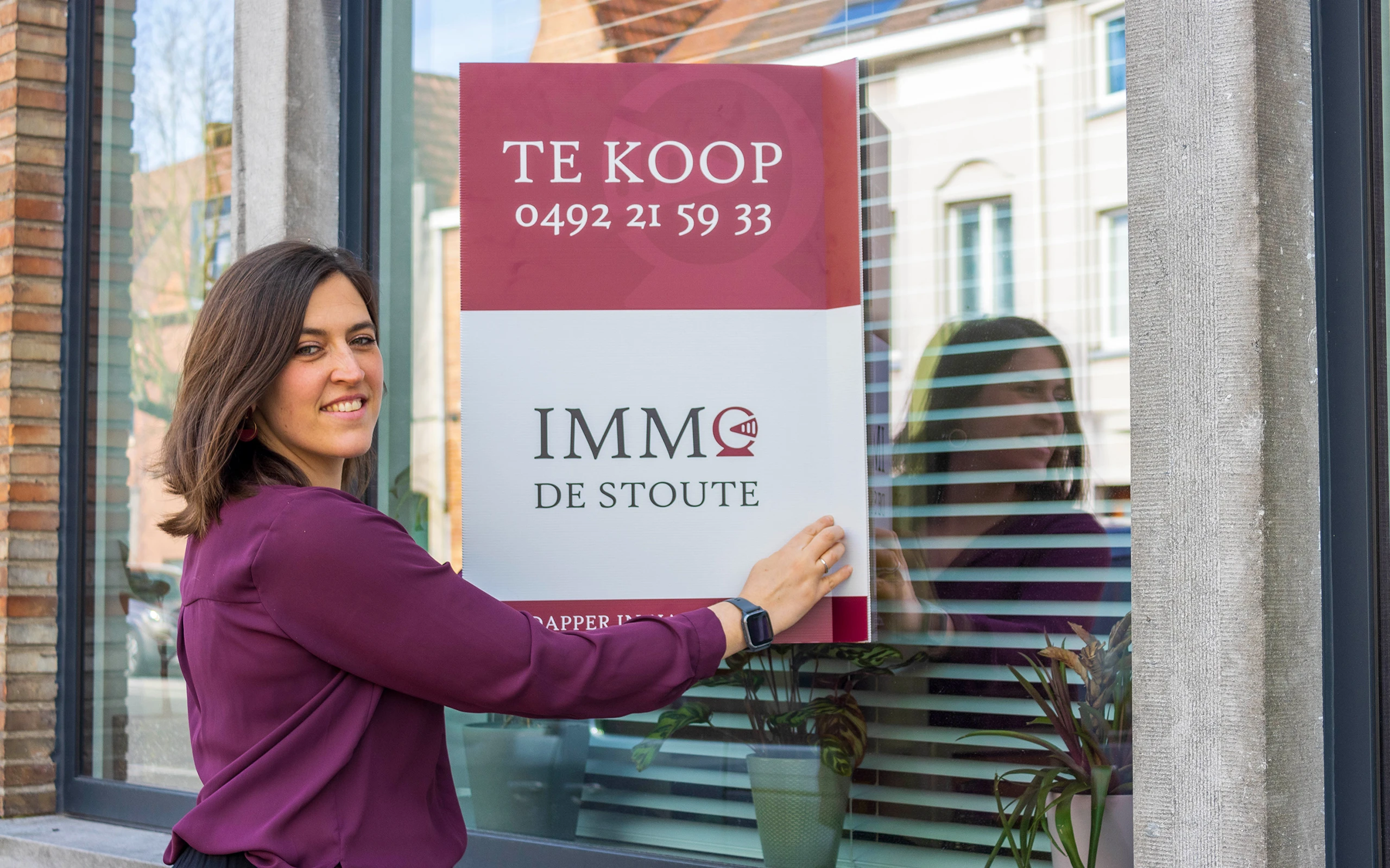 Immo De Stoute branding